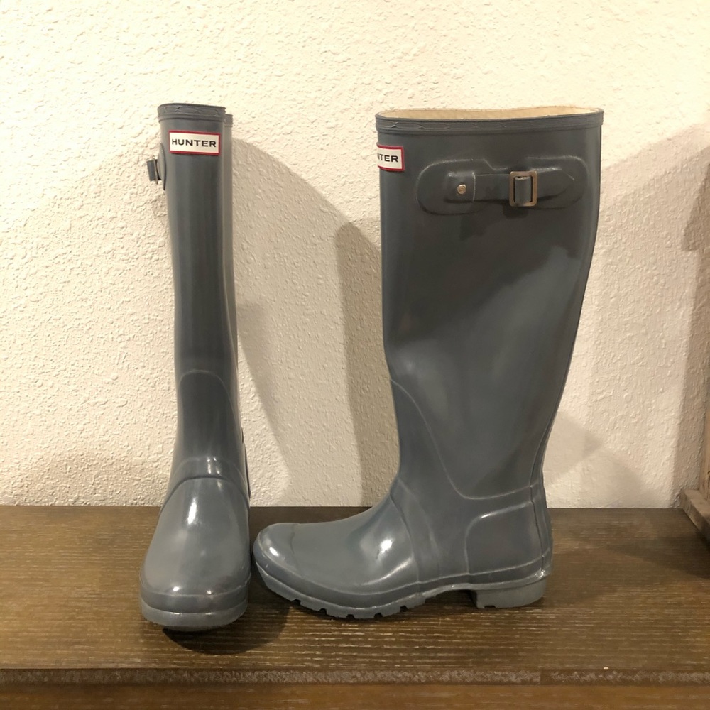 Hunter Original Tall Rain Boots - Matte Grey
